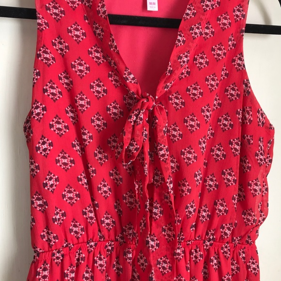 Xhilaration Red Knee-length Dress Size M - Picture 4 of 6